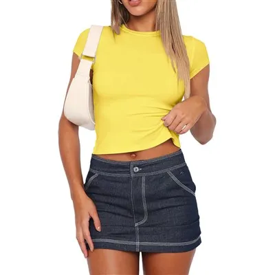 Modni Ženski Crop Top seksi krojeva